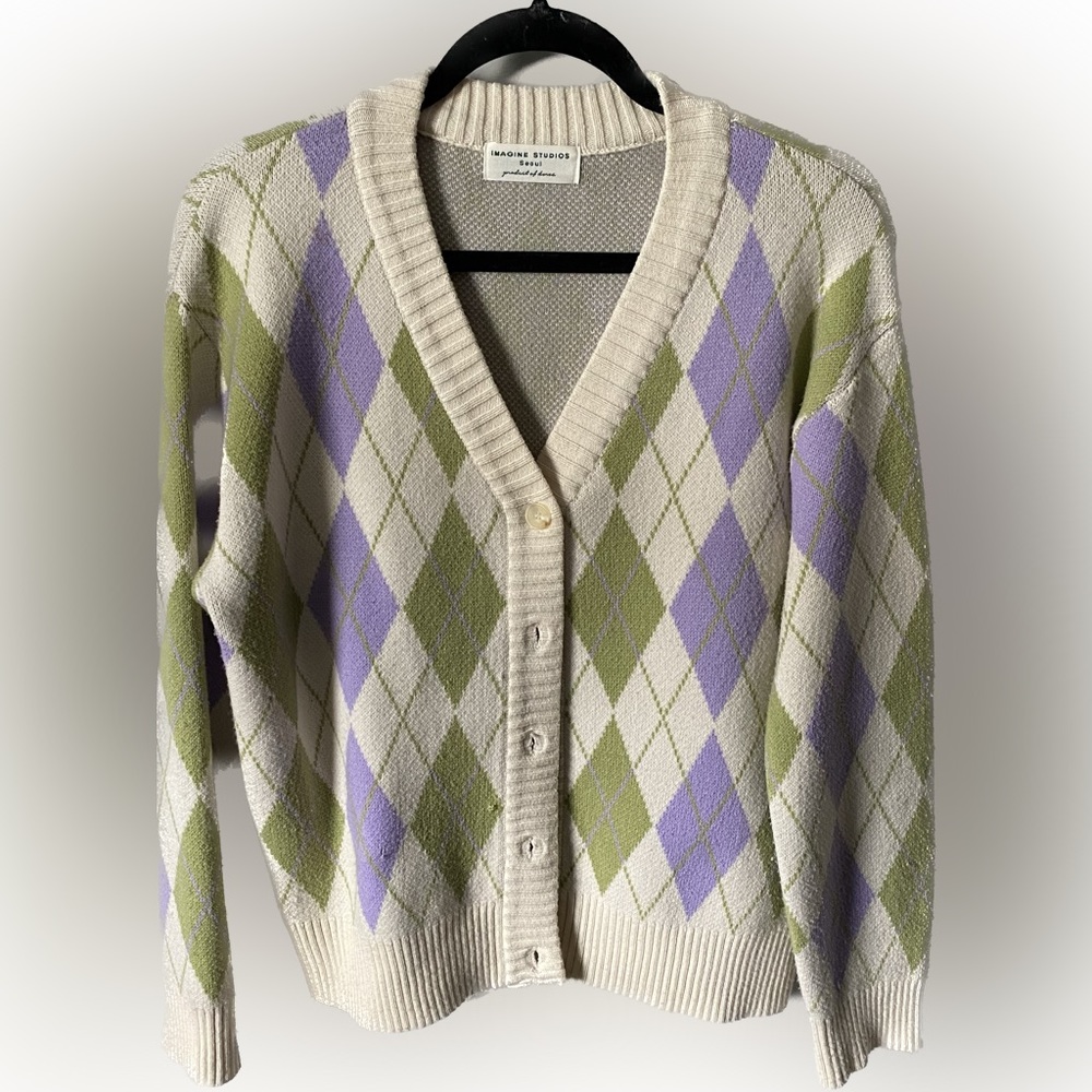 Argyle Cardigan